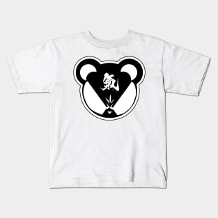 Black Panda Kids T-Shirt